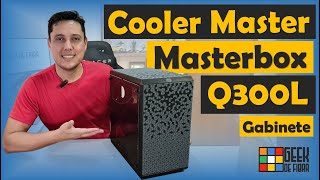 Gabinete COOLER MASTER  MasterBox Q300L Rainbow  UNBOXING e REVIEW  SETUP [upl. by Allianora]