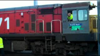 Whangarei Railway Yard Ja 1275 DC 4571 on The Northlander Steam Excursion [upl. by Sarajane]