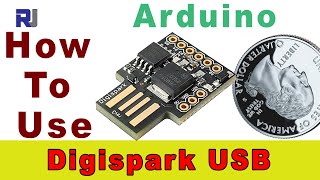 Start using Digispark USB ATtiny85 Arduino board with blink and relay example  Robojax [upl. by Arjan]