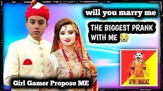 WILL YOU MARRY ME  GIRL GAMER PROPOSE ME 😱  PUBG MOBILE [upl. by Salesin]