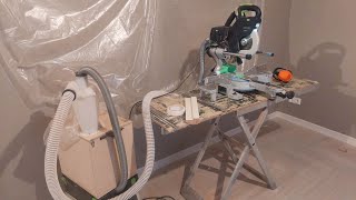 Additional dust removal on the festool capex 60  cyclone Дополнительное пылеудаление на капекс 60 [upl. by Shanon93]