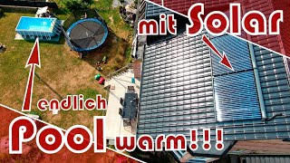 Wie bekomme ich meinen Pool am besten Warm │ aufheizen mit Solar │ Lösung [upl. by Solakcin]