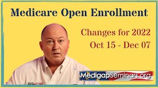 Medicare Open Enrollment 2022  Changes for 2022 [upl. by Airetas560]