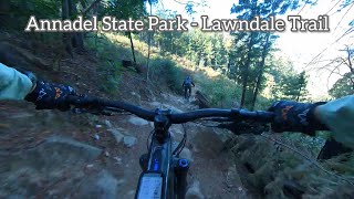 3 miles of fun pedally decent  Annadel State Park  Lawndale Trail [upl. by Atelokin]