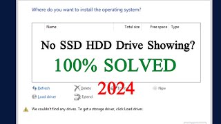 How to fix We couldn’t find any drives to get a storage driver click load driver [upl. by Vernice685]