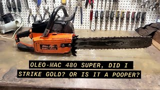 Fixing an OleoMac 480 super chainsaw [upl. by Cave690]