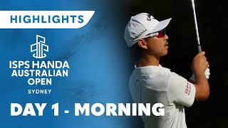 Australian Open Golf Highlights Round 1 Morning Session  Wide World of Sports [upl. by Dottie430]