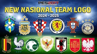 PES 2017 UPDATE MOD LOGO TEAM NASIONAL Eropa  Afrika  Amerika  Asia  REVIEWINSTALL [upl. by Eineeuq219]