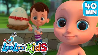 Humpty Dumpty  S3EP25 Kindergarten Fun Highlights Compilation  LooLoo Kids Songs for Kids [upl. by Darleen]