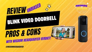 Review  Blink Wireless Doorbell Camera  Blink Video Doorbell installation productreview [upl. by Lasonde]