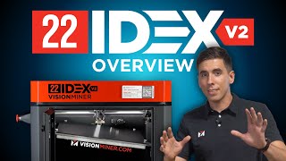 22 IDEX v2 High Temp 3D Printer for HighPerformance Polymer Filaments [upl. by Roxane]