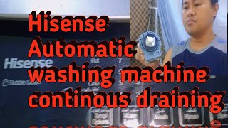 Hisense automatic washing machine continuously draining how to check [upl. by Marcellina]