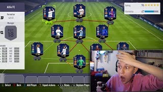 NO WAY I GOT THE FULL TOTY TEAM 50 MILLION COINS😱🤑  FIFA 18 [upl. by Eppesuig971]