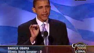 CSPAN Barack Obama Speech at 2004 DNC Convention [upl. by Haldane]