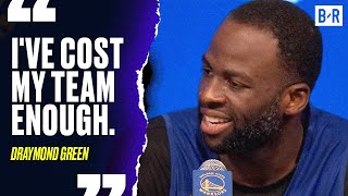 Draymond Green Says Theres a Sense of Urgency to Return to Warriors Lineup [upl. by Homovec]