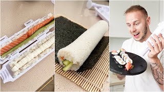 MASZYNKA DO SUSHI 🍣 TESTUJEMY GADŻETY KUCHENNE [upl. by Lrat65]