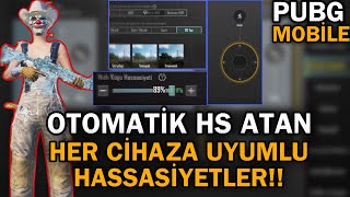 OTOMATİK HS ATAN O HASSASİYETLER VE ACİLEN BİLMENİZ GEREKEN O ÖNEMLİ AYARLAR 😱 PUBG MOBİLE [upl. by Alwin]