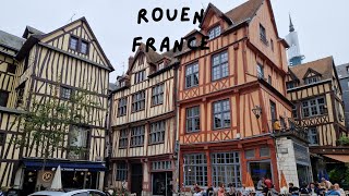 Rouen  France  Slideshow [upl. by Ecnerret]