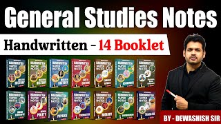 General Studies Notes  Handwritten Super Notes  Dewashish Sir polity geography science notes [upl. by Ytirahs871]