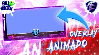 Cómo CREAR una OVERLAY ANIMADA GAMER desde ANDROID  Hacer OVERLAY GAMING PROFESIONAL  FULL EDICIÓN [upl. by Ailyn]