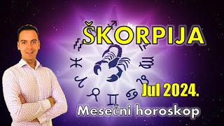 HOROSKOP ZA JUL 2024 ŠKORPIJA horoskop [upl. by Atikahs]