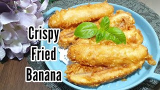 Pisang Goreng Wijen Renyah  Crispy Fried Banana Recipe [upl. by Dorwin]