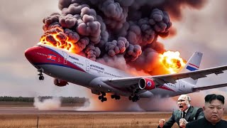 happened 30 seconds ago the plane carrying 500 NORTH KOREAN commanders was destroyed by Ukraine [upl. by Brathwaite295]