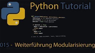 Python Tutorial Weiterführung Modularisierung 015idle3 GER [upl. by Eniwtna]