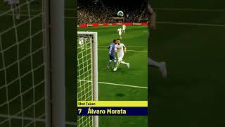 Alvaro Morata Classic Goals efootball2024 fifa23 fifamobile alvaromorata [upl. by Tades]