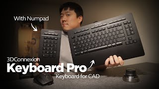 3Dconnexion Keyboard Pro with Numpad  Made for CAD AEC Professionals and Creatives [upl. by Vigen]