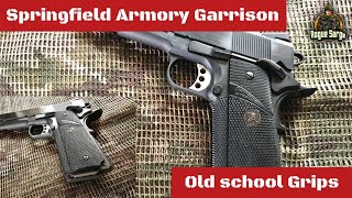 Pachmayr Grips installed on my two Springfield Armory Garrisons springfieldarmory 1911pistol [upl. by Beatrisa]