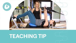 Correct Lumbar Overextension  Teaching Tip [upl. by Trumann]