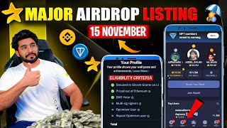 MAJOR AIRDROP LISTING CONFIRM  MAJOR AIRDROP PRICE  MAJOR AIRDROP NFT  MAJOR AIRDROP LISTING [upl. by Atilegna874]