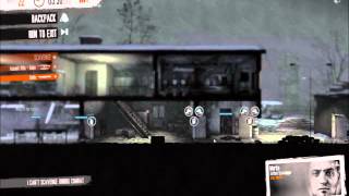 This War of mine Military Outpost knife and non skilled person to combatALL LOCATION [upl. by Sedgewinn]