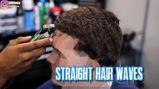 HAIRCUT TUTORIAL AMAZING STRAIGHT HAIR 360 WAVER TAPER [upl. by Amadas]