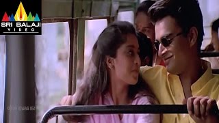 Sakhi Movie Shanti and Madhavan Bus Scene  Madhavan Shalini  Sri Balaji Video [upl. by Karmen]