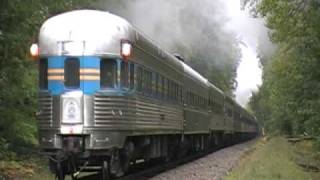 Nickel Plate Road 765 amp Pere Marquette 1225 Cadillac Limited 10032009 4 [upl. by Shult]