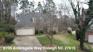 8705 Aldersgate Way Raleigh NC 27615 [upl. by Eijneb]