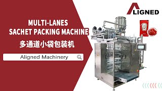 Multilanes Sachet Packing Machine [upl. by Scrope]