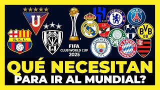 Análisis Qué necesitan Liga Barcelona e IDV para clasificar al Súper Mundial de Clubes 2025🏆 [upl. by Strickland532]