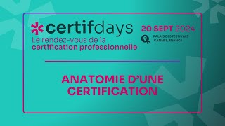 Anatomie dune certification [upl. by Langsdon170]