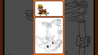 Paw Patrol Coloring Book Tracker 🐶 Coloring Paw Patrol Videos 🎵 [upl. by Sicnarf]