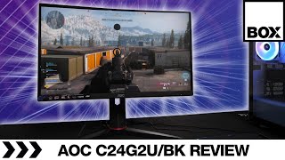 hugon 24inch curve monitor review [upl. by Rona]