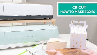 Cricut  How to make boxes and use the scoring tools [upl. by Gessner]