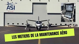 Les métiers de la maintenance aéronautique avec ASI Aviation [upl. by Kerwin]