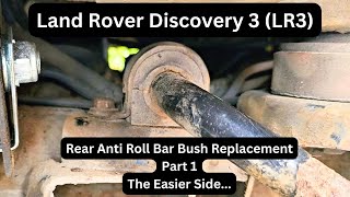 Land Rover Discovery 3 LR3 Rear Anti Roll Bar Bush Replacement Easyish [upl. by Magena]