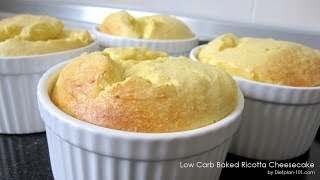 LowCarb Baked Ricotta Cheesecake Recipe  Dietplan101com [upl. by Ameerak]