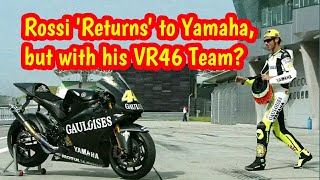 Rossi Returns to Yamaha but with his VR46 Team [upl. by Kahlil]