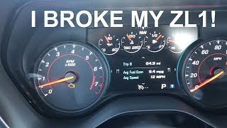 I Broke My ZL1  Mondays with Mover Episode Two [upl. by Yenwat]