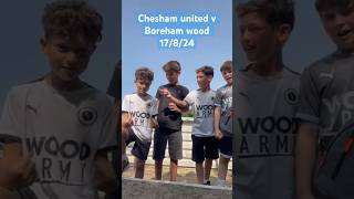 Chesham united v Boreham wood vlog 17824 football nonleague [upl. by Zedecrem]